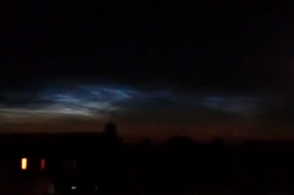 Strange lights form over Newcastle