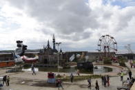 General view at 'Dismaland', a theme park-styled art installation by British artist Banksy, at Weston-Super-Mare in southwest England, Britain, August 20, 2015. REUTERS/Toby Melville