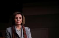 Speaker of the House Pelosi holds news conference on the House Democrats infrastructure proposal on Capitol Hill in Washington