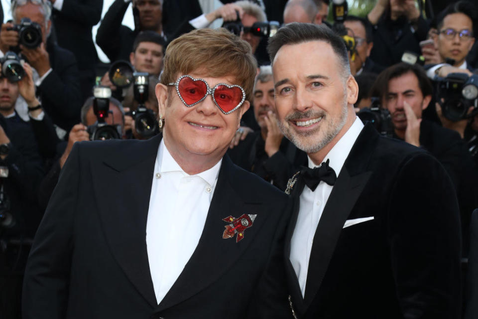 When Elton returned to his Windsor house in 1993, he wanted to meet new people. He asked a friend in London if they could get a group together for dinner at his place that weekend, and his future husband, David, was in attendance. Elton told Parade, 