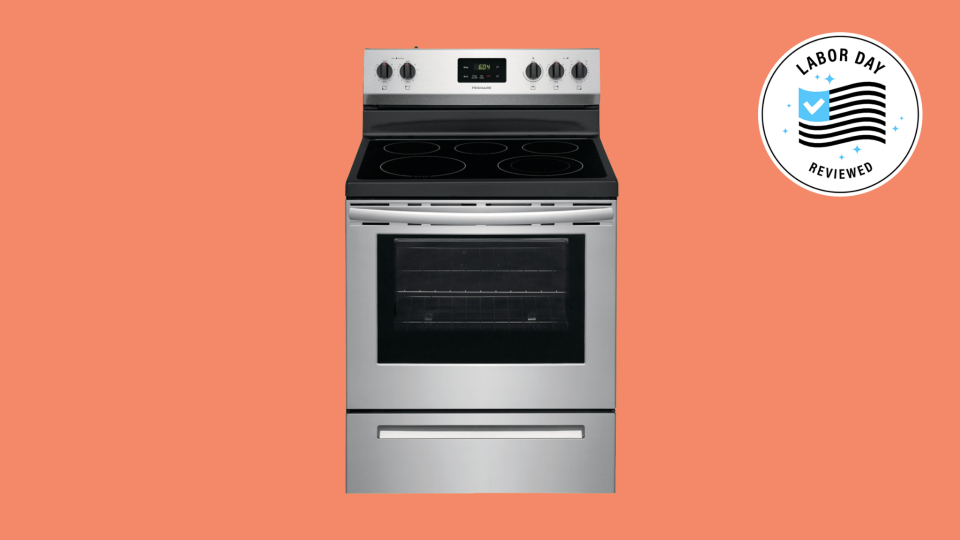 Update your kitchen with this electric range on sale at AJ Madison for Labor Day 2023.