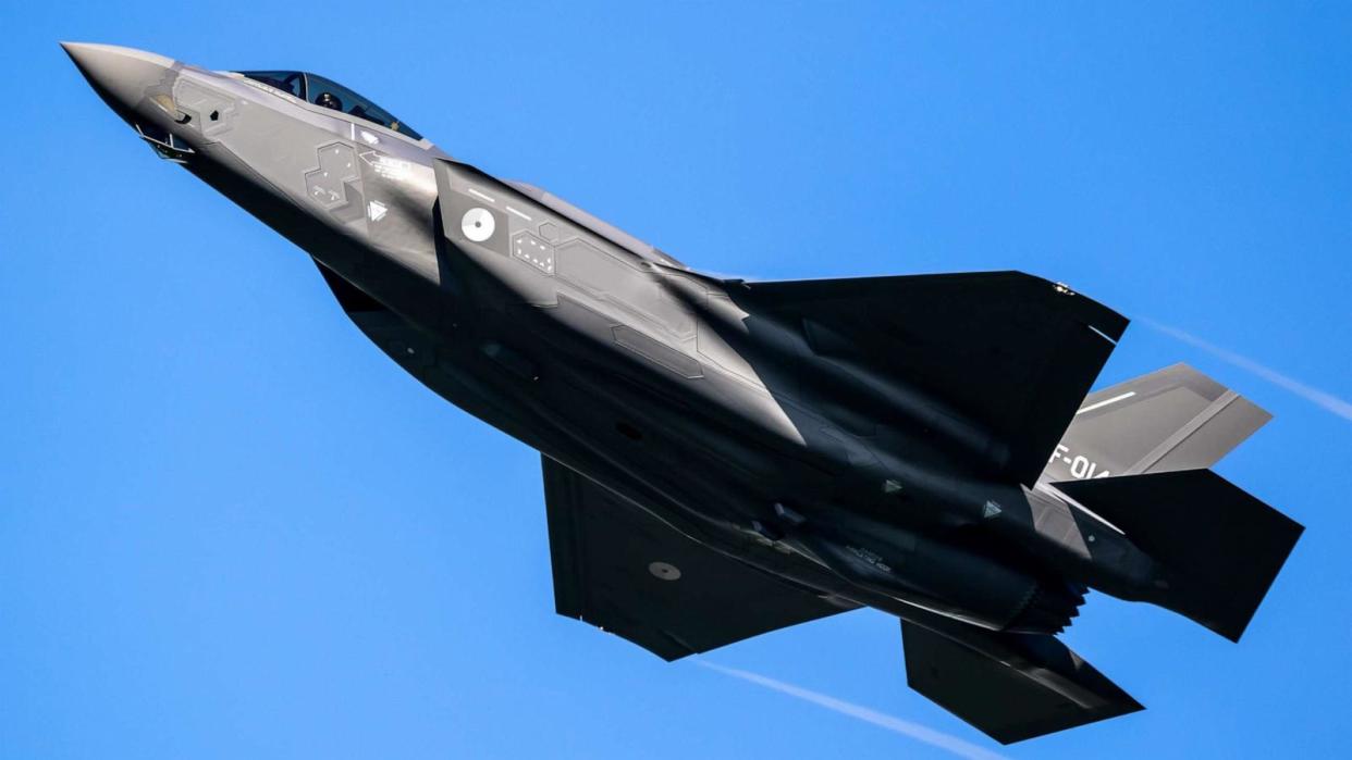 PHOTO: In this stock photo a Lockheed Martin F-35 Lightning II is seen on Oct 7, 2021. (STOCK PHOTO/Getty Images)
