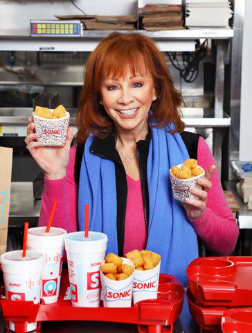 <p>Courtesy of Sonic</p> Reba McEntire