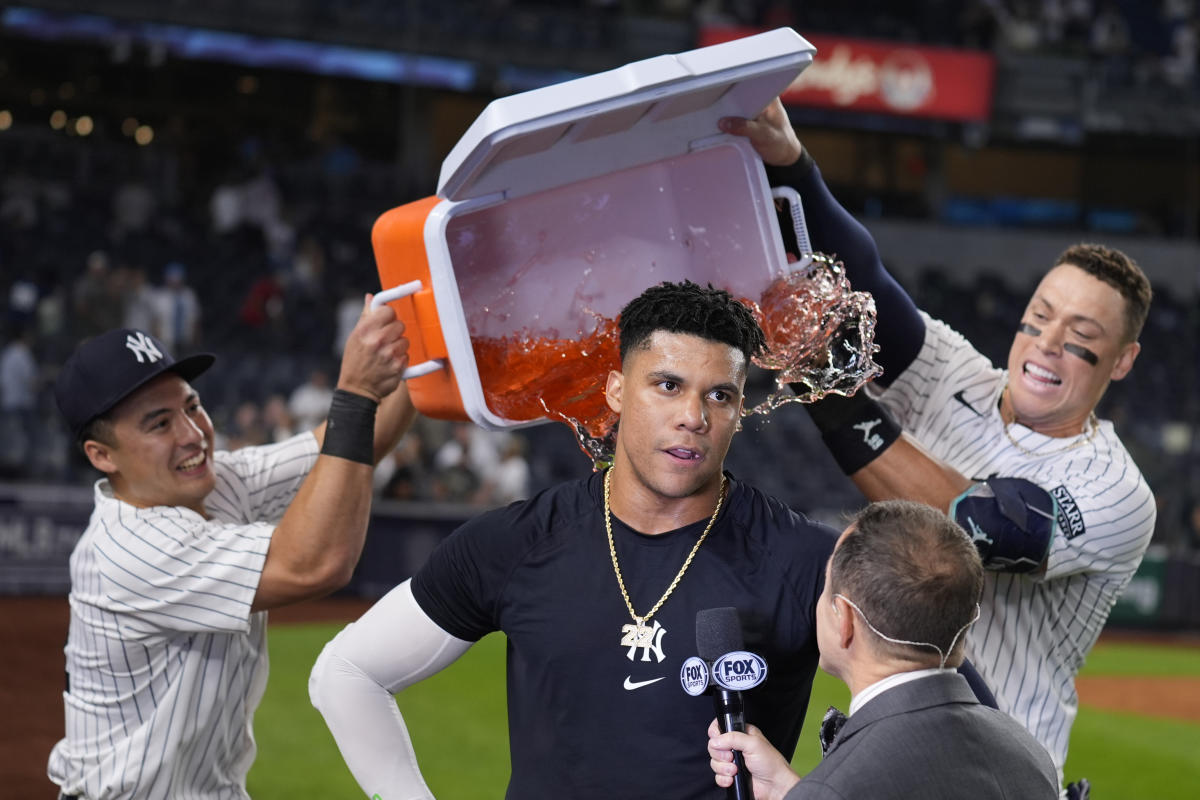 Judge's home run streak reaches career high of 16 games, Yanks beat Red Sox 2-1 thanks to Soto's hit in 10th