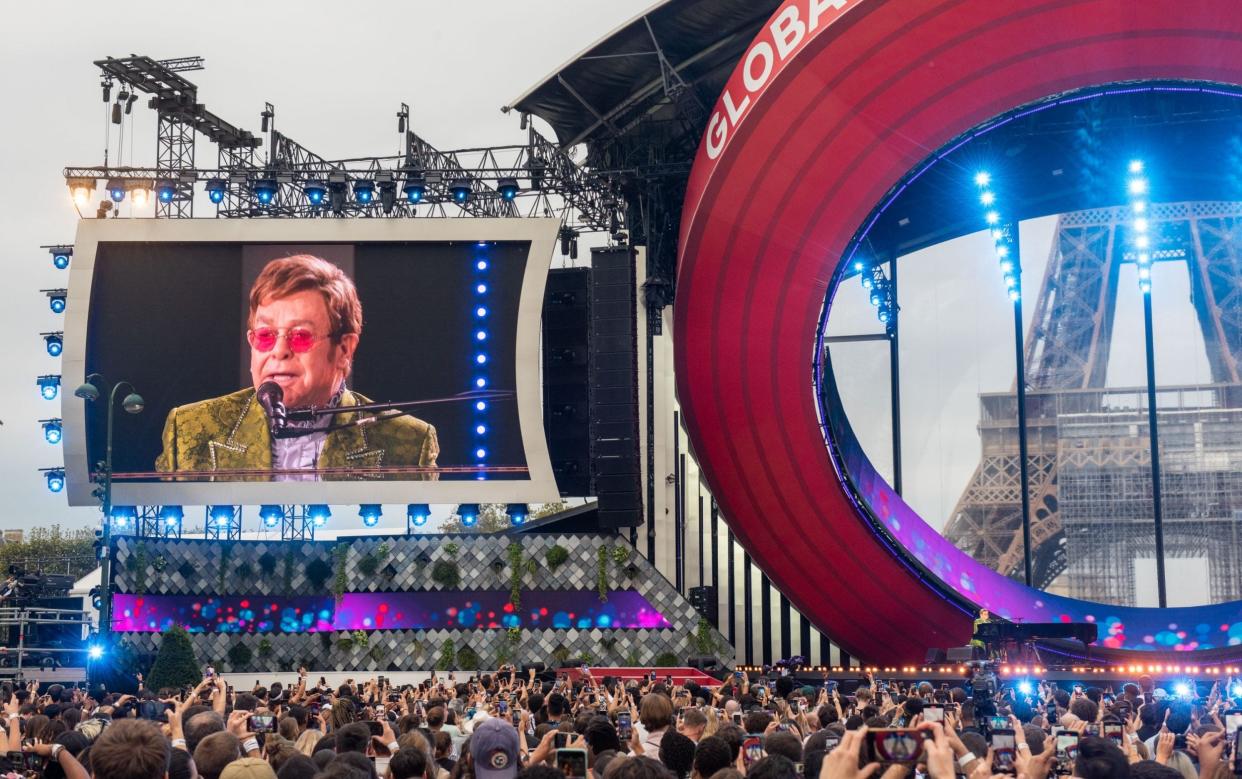 Elton John in Paris stole the show in Global Citizen Live 2021 - Stufish