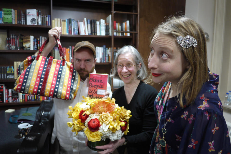 Stephin Merritt, Susan Straub, and Emma Straub