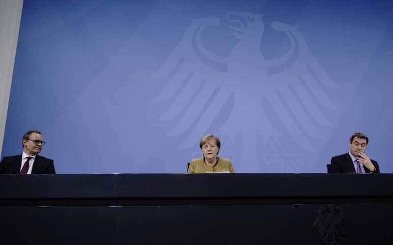 Merkel announces lockdown measures after talks with state leaders