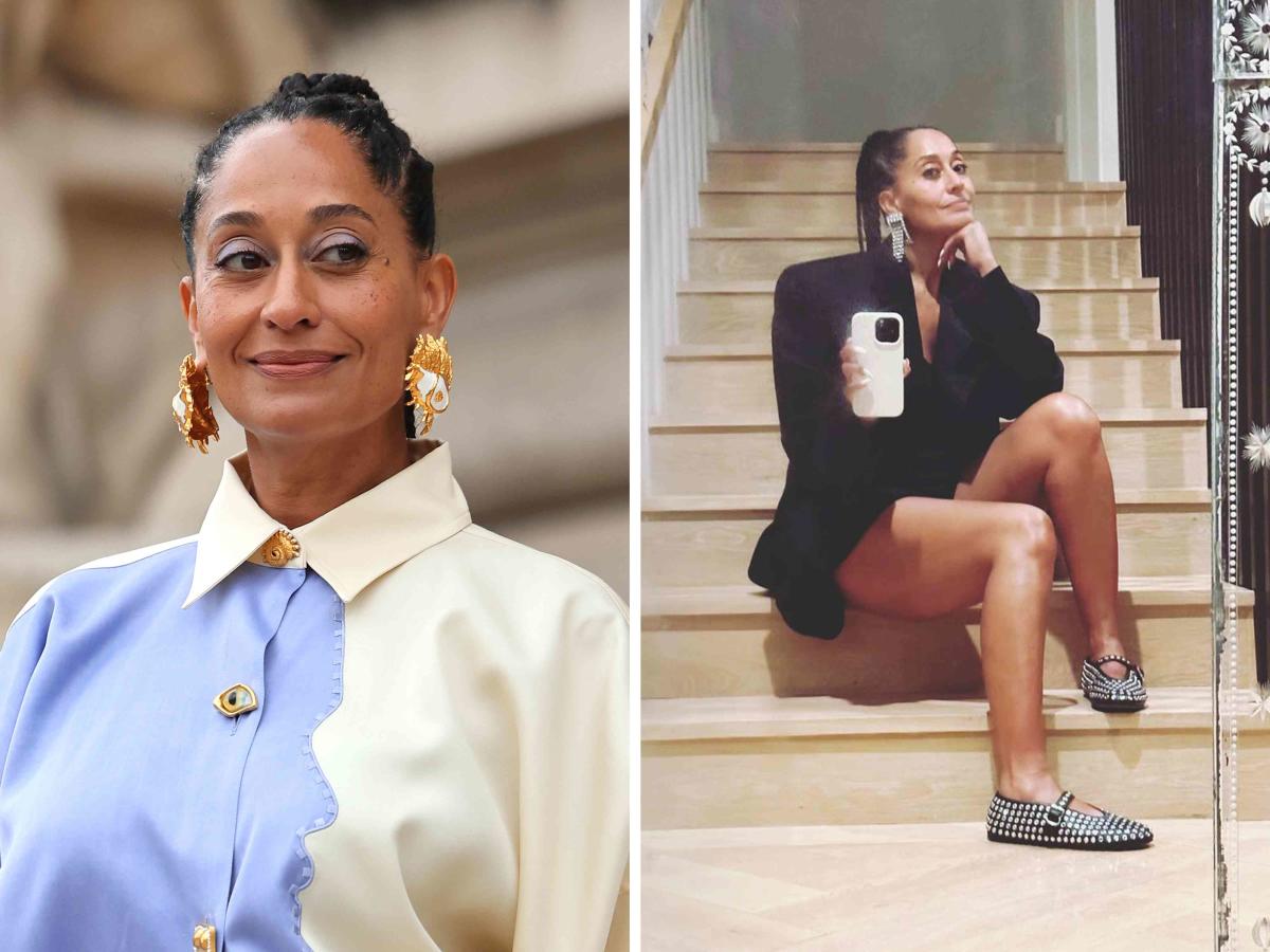 Tracee Ellis Ross Just Wore the Edgiest Version of 2023's It Shoe