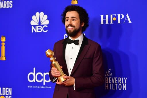 US comedian Ramy Youssef -- the Globe winner for best comedy actor for his show "Ramy" -- likely raised a few eyebrows with his speech