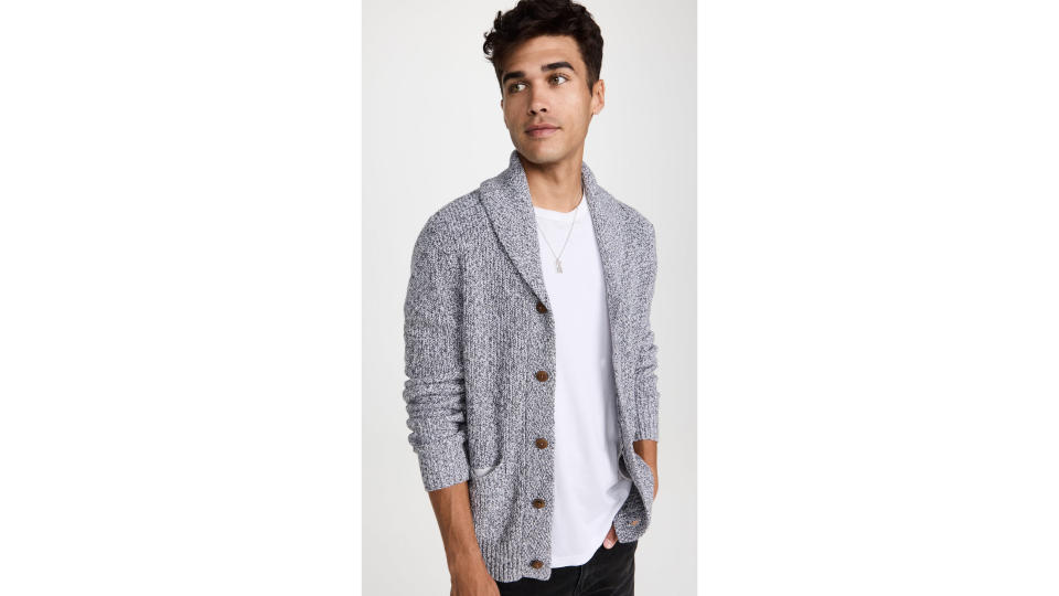 Faherty Marled Cotton Cardigan. (Photo: Shopbop)