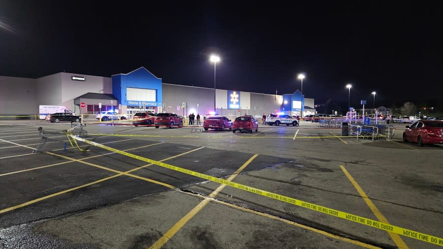 Columbus Police at the scene of a shooting on Columbus’ west side that left one victim in critical condition (NBC 4)