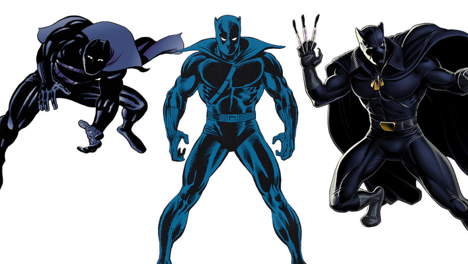 Jack Kirby's first published costume for Black Panther remains the template for his look today.