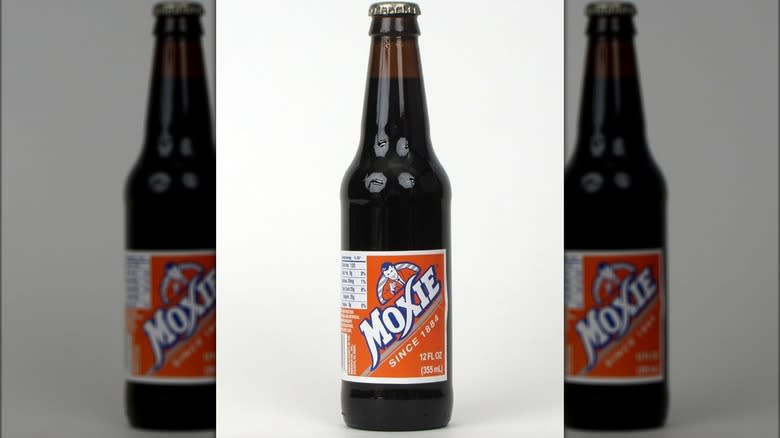 moxie glass bottle