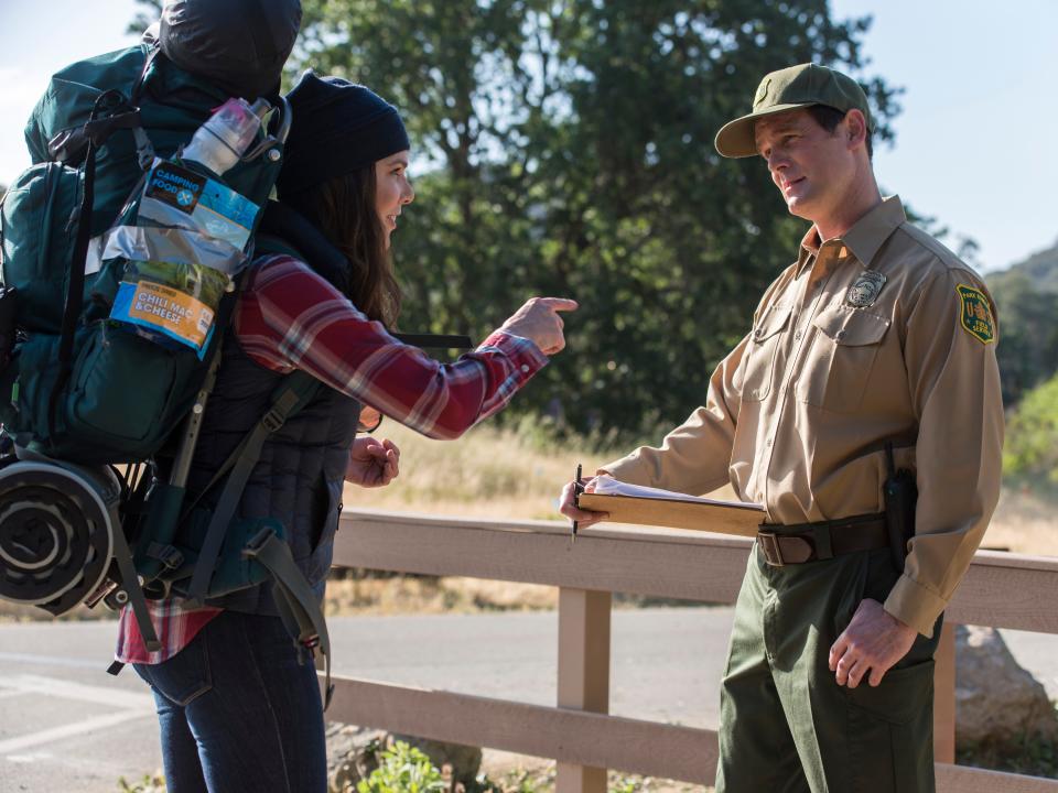 Lauren Graham and Peter Krause in "Gilmore Girls: A Year in the Life"