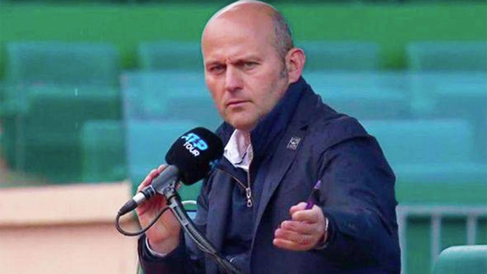 Italian umpire Gianluca Moscarella has been suspended by the ATP.