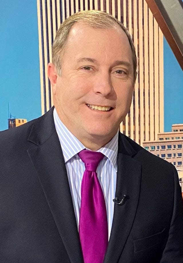 Friday was longtime morning news anchor Jim Aroune's last day on Spectrum News. He is moving on to a job outside of the industry.