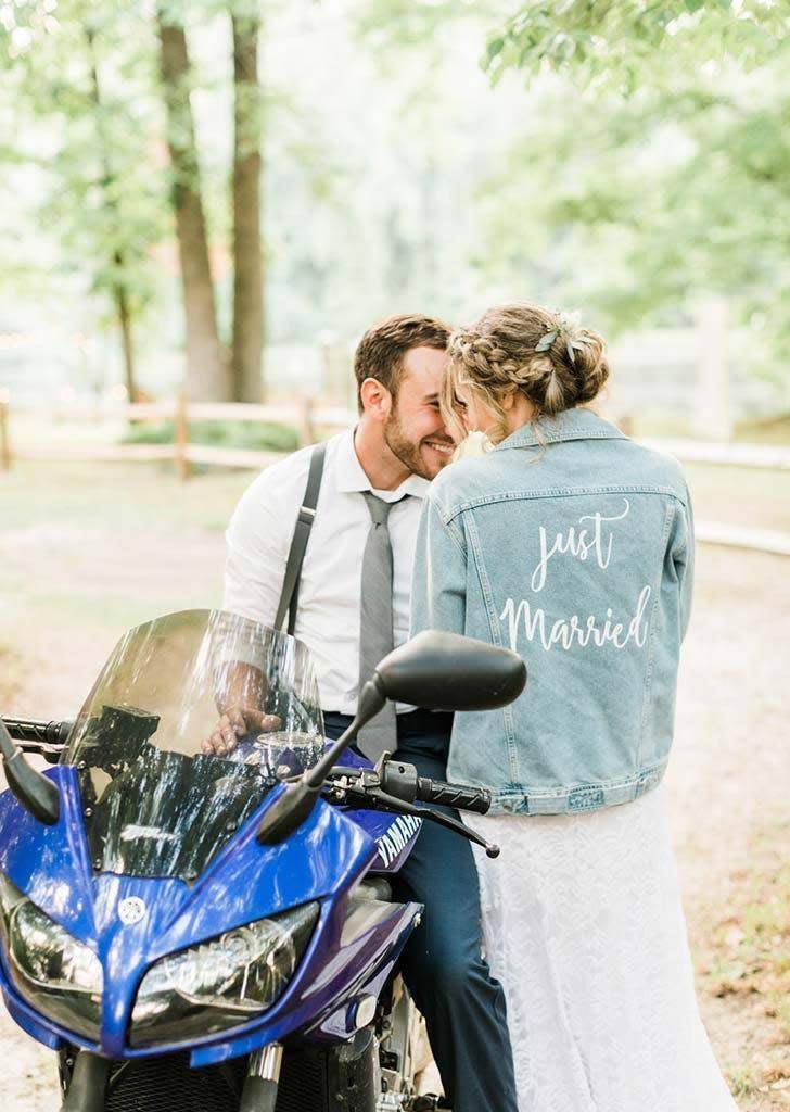 The couple only spent $2,000 on the entire wedding (Danielle Riley Photography)