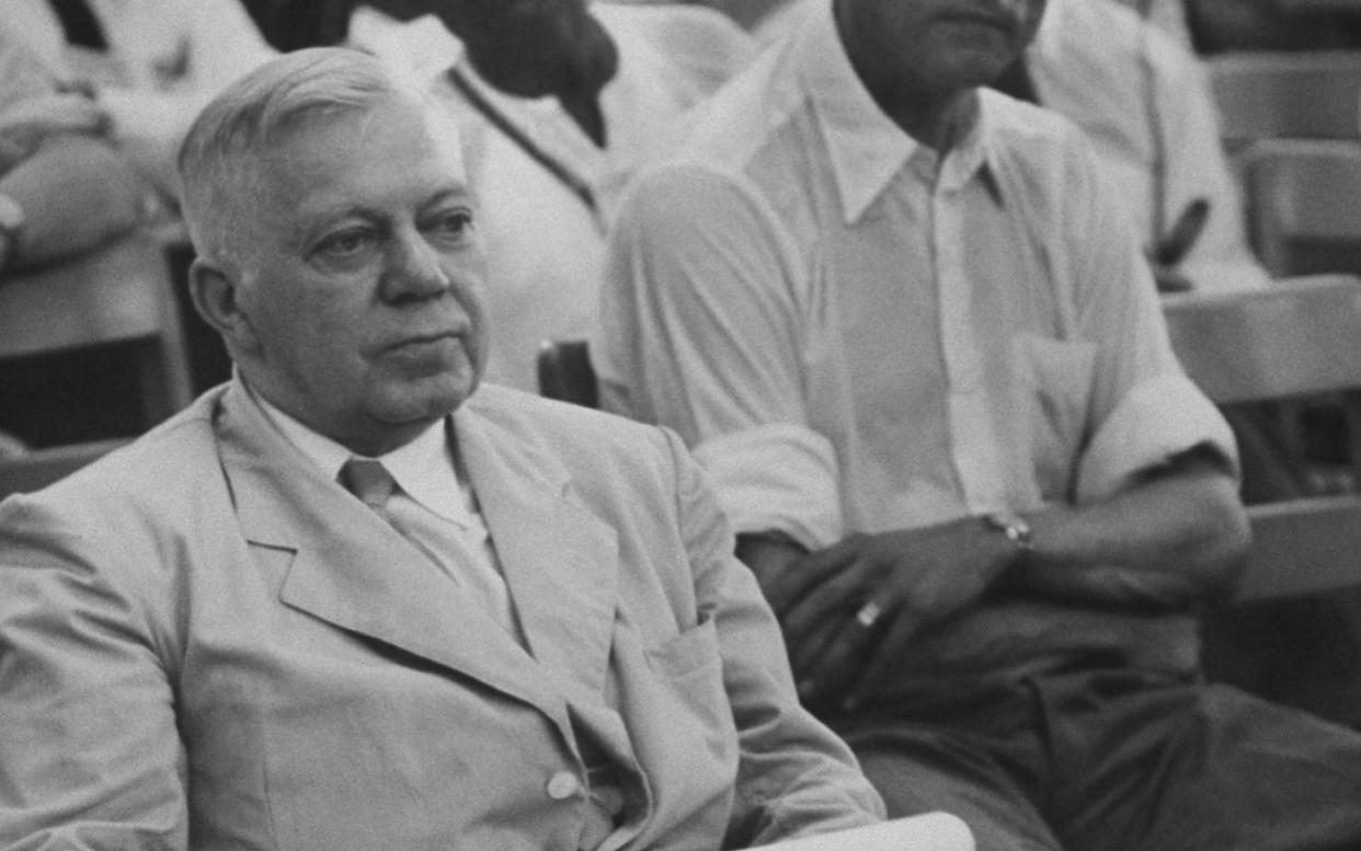 Lord Bishop of Chichester George K. A. Bell attending the World Council of Churches in 1954 - The LIFE Picture Collection