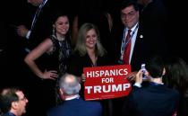 "Hispanics for Trump": Americans vote on Election Day to choose who they want as the 45th President of the USA. Photo: AAP