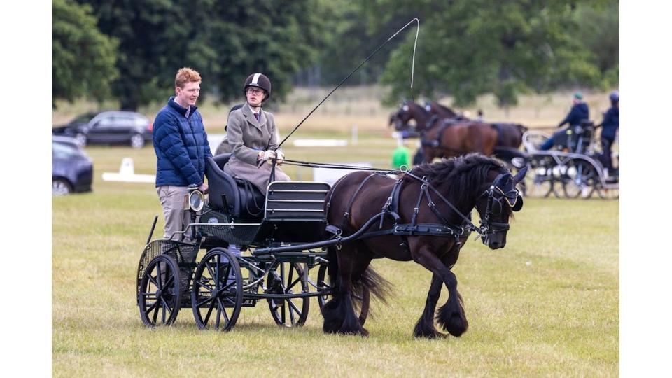 This was the first time the young royal, who made her eventing debut three years ago, had competed in the event