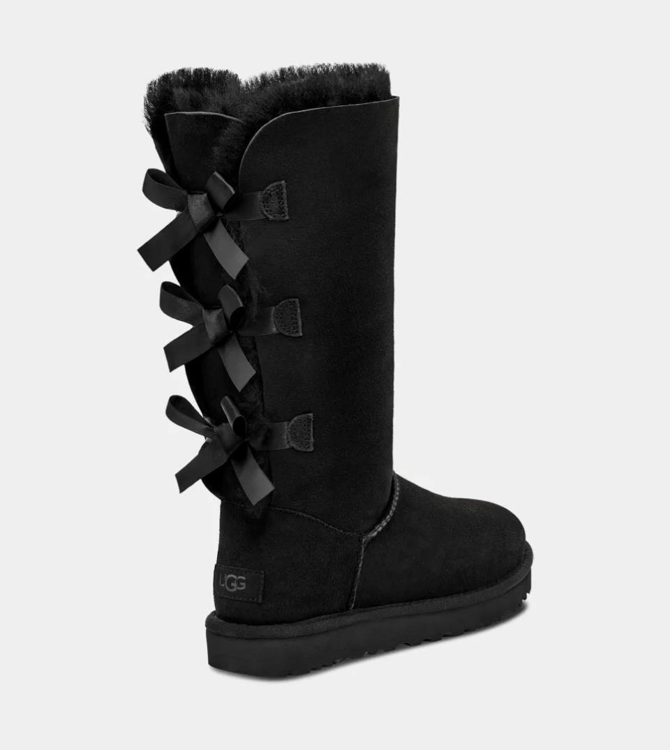 Ugg, Bailey Bow boot, bows, sheepskin, shearling, balletcore, dainty.