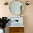 <p>Hit refresh on your functional bathroom <a href="https://www.housebeautiful.com/uk/decorate/lighting/g33469959/best-smart-lights/" rel="nofollow noopener" target="_blank" data-ylk="slk:lighting;elm:context_link;itc:0;sec:content-canvas" class="link ">lighting</a> with stylish wall lights and sconces. Sarah adds: 'Add a touch of retro with fluted glass wall lights or pair your globe light with gold fixtures to compliment other gold accents.' </p><p><a href="https://www.instagram.com/p/CC6QGItnXQi/" rel="nofollow noopener" target="_blank" data-ylk="slk:See the original post on Instagram;elm:context_link;itc:0;sec:content-canvas" class="link ">See the original post on Instagram</a></p>