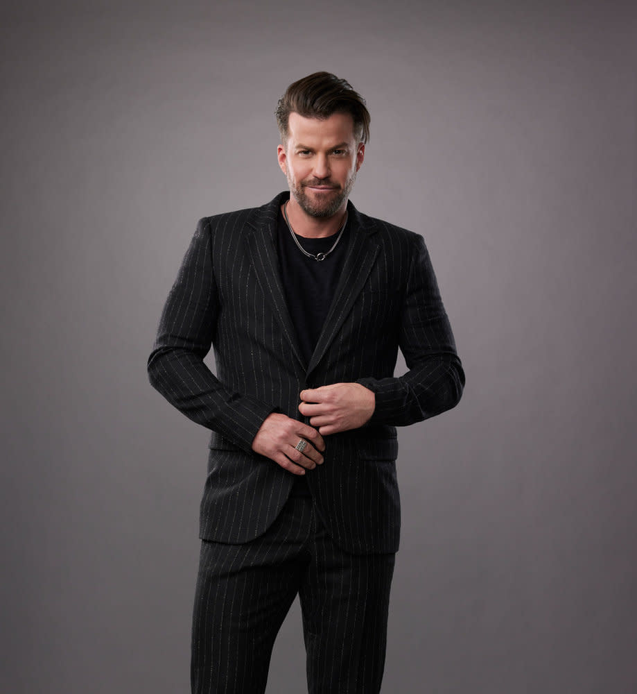 Johnny Bananas in key art cast photo for House of Villains