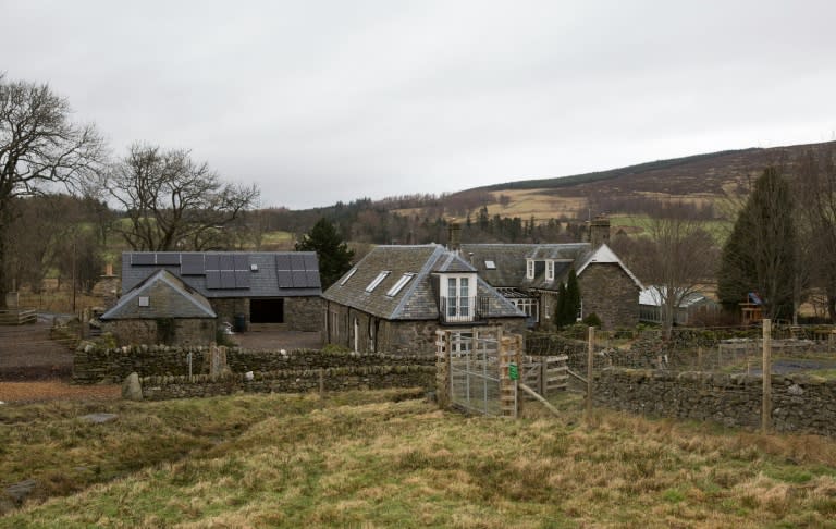 Dalreoch farm estate at Amulree, in the foothills of the Scottish Highlands