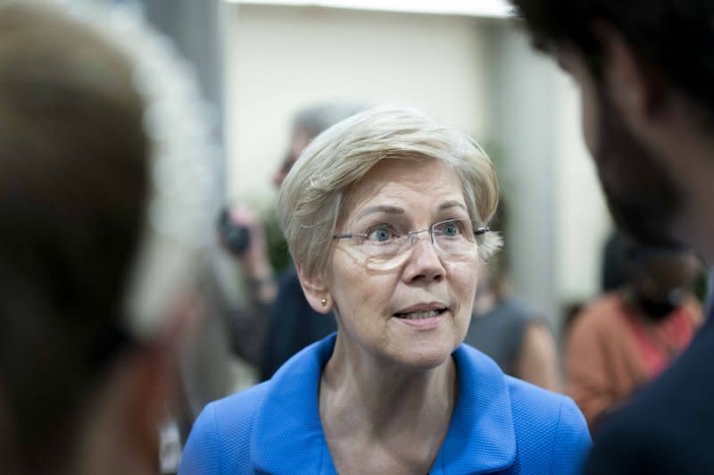 The nominees were approved by the overwhelming majority of senators (including by Sen. Elizabeth Warren, D-Mass., pictured) despite Alabama Sen. Tommy Tuberville's boycott. Photo by Bonnie Cash/UPI