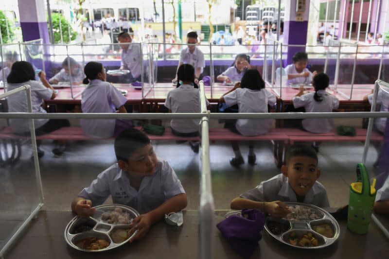 Schools in Thailand reopen amid the spread of the coronavirus disease (COVID-19)