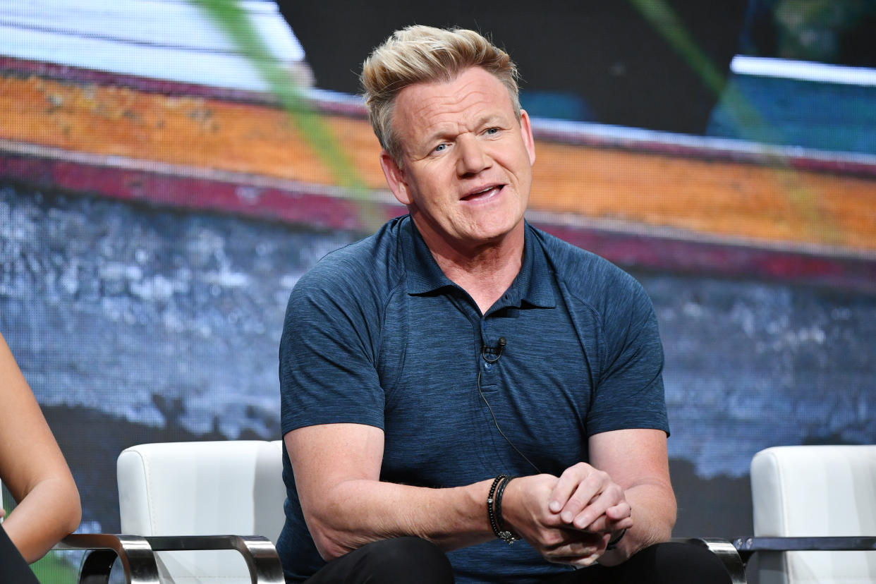 BEVERLY HILLS, CALIFORNIA - JULY 23: Gordon Ramsay attends the TCA panel for National Geographic Channels' Gordon Ramsay: Uncharted at The Beverly Hilton Hotel on July 23, 2019 in Beverly Hills, California. (Photo by Amy Sussman/Getty Images)