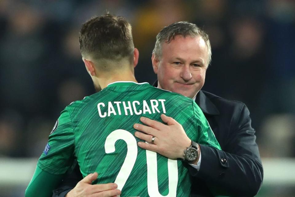 Craig Cathcart has been named Northern Ireland captain by manager Michael O’Neill (Liam McBurney/PA) (PA Archive)