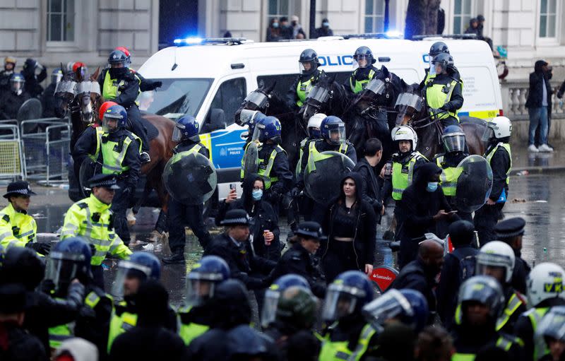 Protest against the death of George Floyd, in London