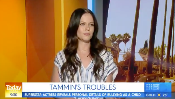 Ex Home and Away actress Tammin Sursok opened up about her eating disorder experience during a TV appearance on Today Extra on Thursday