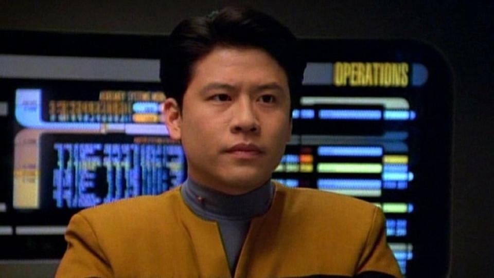 Garret Wang as Ensign Harry Kim on Voyager.