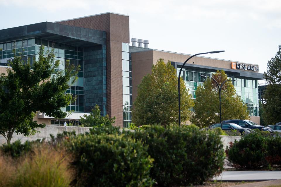 The Spark Innovation Center is located at the University of Tennessee Research Park at Cherokee Farm in Knoxville, as seen on Thursday, Sept. 21, 2023.