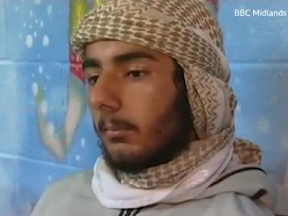 Still image from 2008 video of BBC Midlands Today interview with London Bridge attacker Usman Khan: BBC Midlands Today