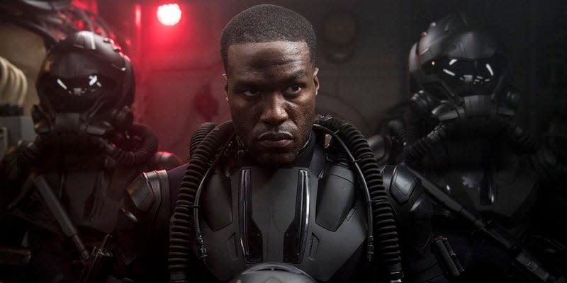 Yahya Abdul-Mateen II as Black Manta in 2018's Aquaman.