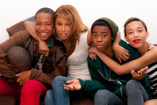 <p>Marcello Thedford</p> Trina McGee is pictured with her children.