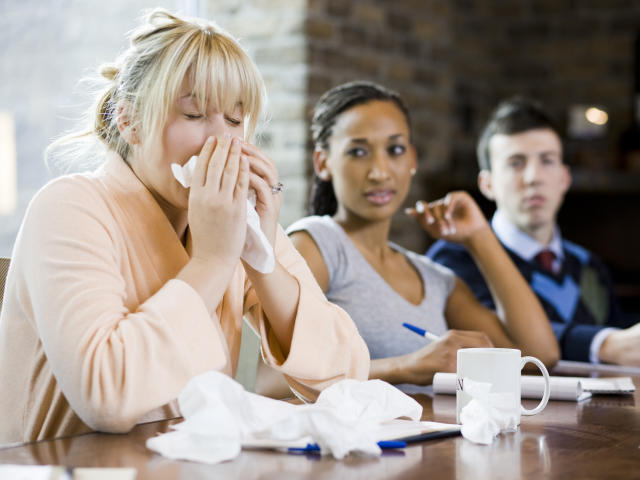 The average Brit doubled the number of days they took off sick over the past year. Photo: Getty
