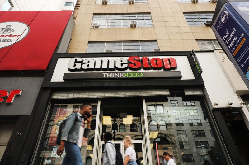 GameStop posted its first profitable quarter in two years