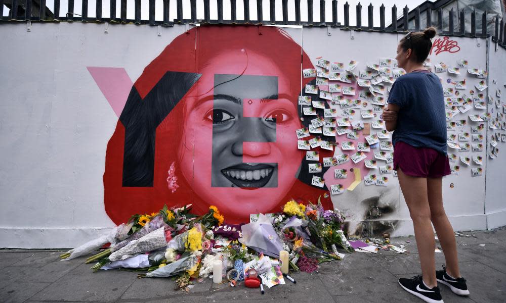 Tributes to Savita Halappanavar who died from complications following a septic miscarriage. The eighth amendment contributed to her death.