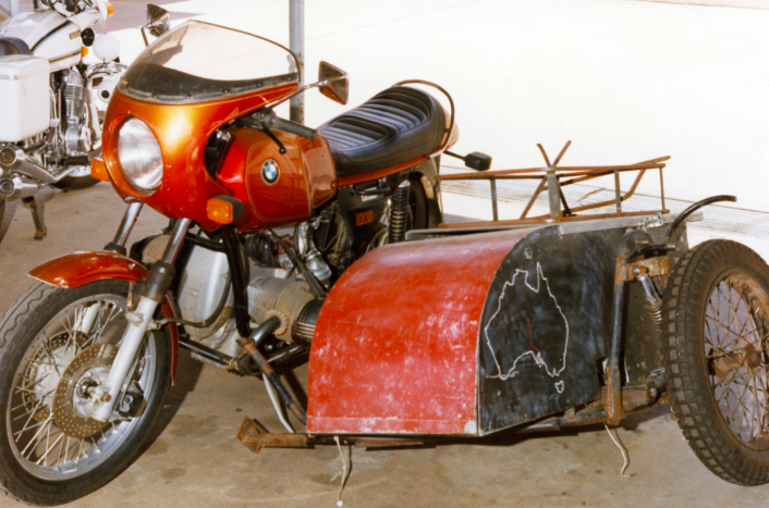 Police are hoping people recognise Tim Thomson’s distinctive motorcycle. Source: Queensland Police