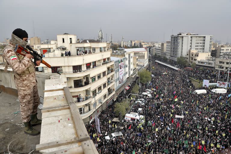 Las masivas protestas antigubernamentales en Teherán en 2019