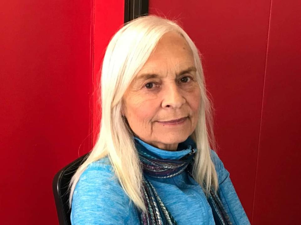Betty Harnum, who was a linguist and the project lead for CBC's Indigenous languages project, died Friday morning. She was 73 years old. (Alyssa Mosher/CBC - image credit)