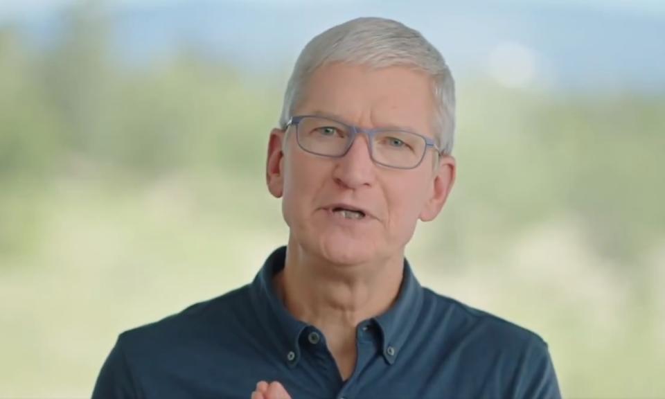 蘋果執行長庫克（Tim Cook）。   圖：截取自庫克推特