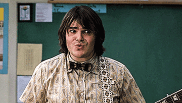 Jack Black in "School of Rock"