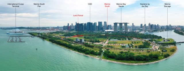 Visualisation of Marina South precinct. (PHOTO: URA)