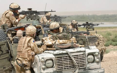 The UK has around 400 troops in Iraq and around 1,000 in Afghanistan