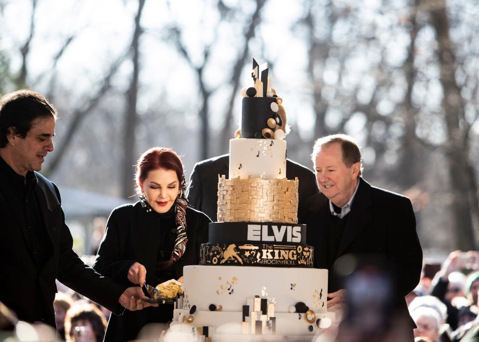 Priscilla Presley will be among those cutting a ceremonial cake during the Elvis Birthday Proclamation Ceremony on Saturday.